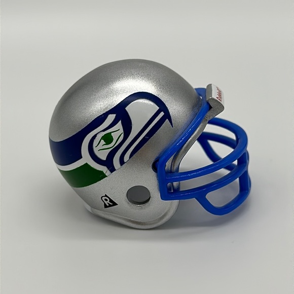 Seattle Seahawks Vintage NFL Vintage Pocket Pro Mini Riddell Football Helmet - Picture 2 of 6